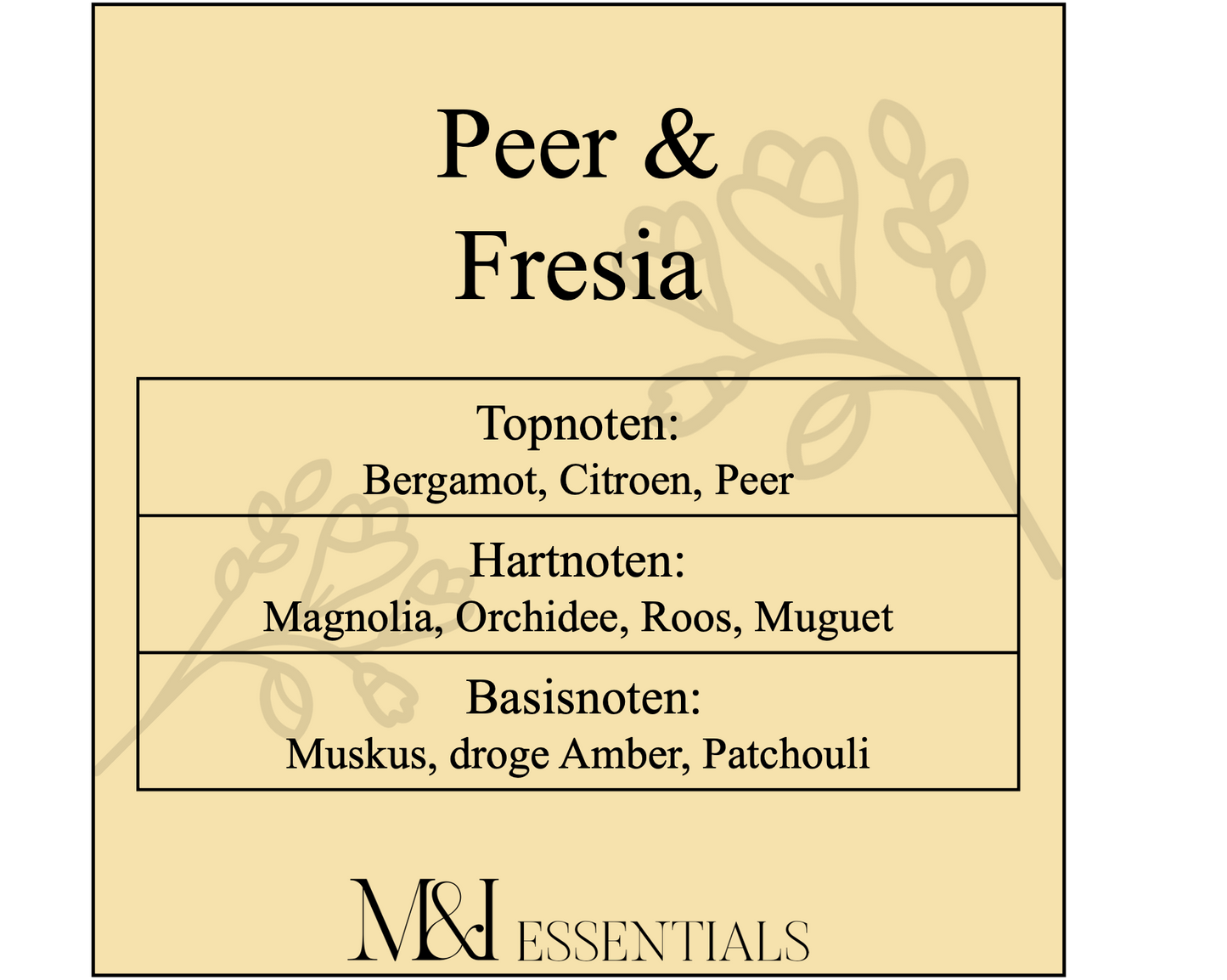 Peer & Fresia - Theelicht