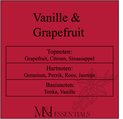 Vanille & Grapefruit - Theelicht