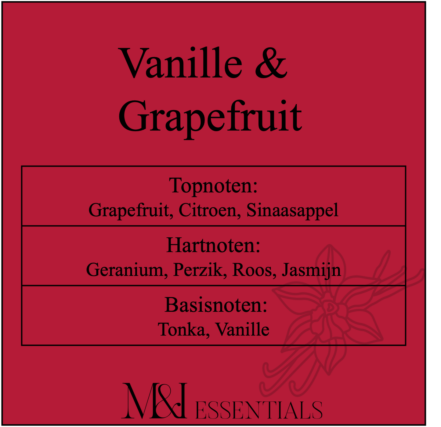 Vanille en Grapefruit - Refill
