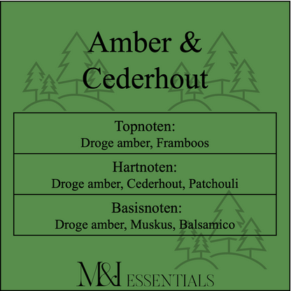 Amber & Cederhout - Wax melts