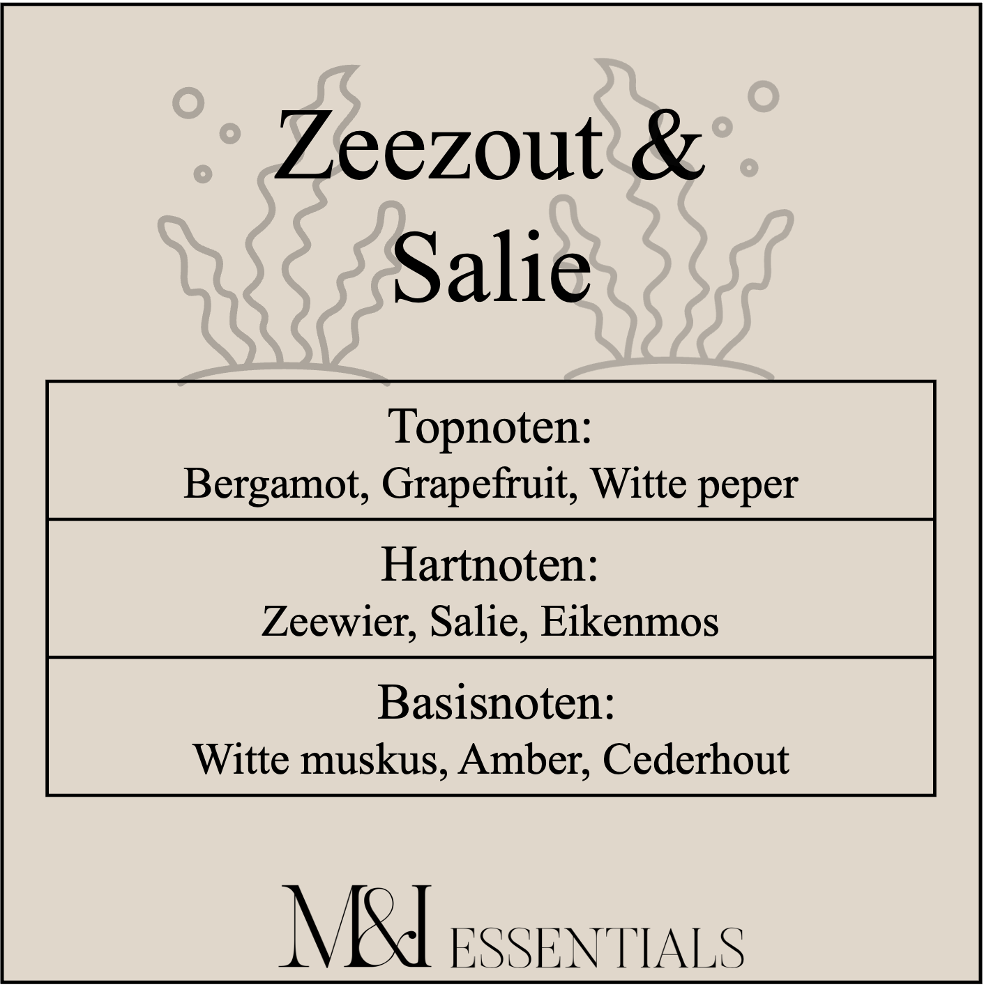 Zeezout & Salie - Theelicht